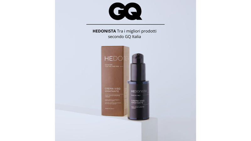 Hedonista nella top delle creme antirughe per uomo selezionate da GQ Italia